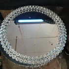 イベントパーティー用品、ホット販売デザインオリジナル工場食器円形または正方形のシルバークリスタルガラス充電器プレート