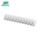 WANJIE H Type 12 Way Plastic Feed Through Terminal Block(MY10HS)