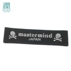 Cheap customized size and logo clothes end folding woven labels for textile
