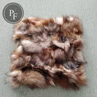 Wholesale High Quality 40*40 Accept Custom Silver Fox Sofa Cushion/ Cushion Pillow/Fur Cushion Cover