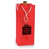 cheap sales high quality paper wine bottle bag, take away fast food paper bag