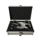 small lightweight aluminum carrying case with foam insert for scope element