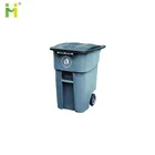200L American Style Wheeled plastic waste bin