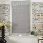 European luxury Roman blind curtain design with accessories for home