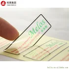 Custom Print Adhesive PVC Logo Label Sticker, Adhesive Waterproof Embossing Label Sticker