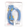 13 years factory free sample custom logo braid DVI to VGA Male to Male Monitor Cables for Computer Laptop TV