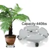 Removable Plant Stand on wheels Flower Pot Stand Down Under Plant Caddy Heave Duty Dolly for Large Heavy Planter Rolling Tray