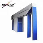 Aluminum structure customized design spray painting exhibition booth