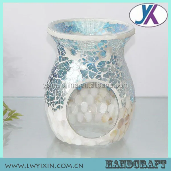 wholesaler supplier mosaic glass incense burner tealight holder