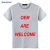 OEM Service O Neck Customization Short Sleeve Printed, Embroidery T Shirt Men