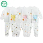 cotton BABY Kids clothes,Kid's suits pajamas baby baba long sleeve baby t shirt suit