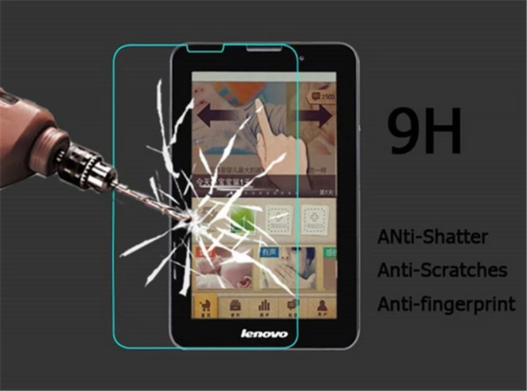 9H Tempered Glass Screen Protector For Lenovo Phab PB1-750N 6.98"