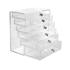 6 Drawers Acrylic Makeup Cosmetic Storage Jewelry Display Box