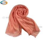 Fashion sequin shawl women plain cotton viscose scarf