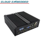 6 rs232 dual lan port industry Mini Remote Desktop Box Factory Industrial PC with 3g sim card slot