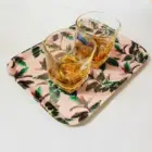 handcrafted usingcustom style plastic Birch wood bottle room service tray