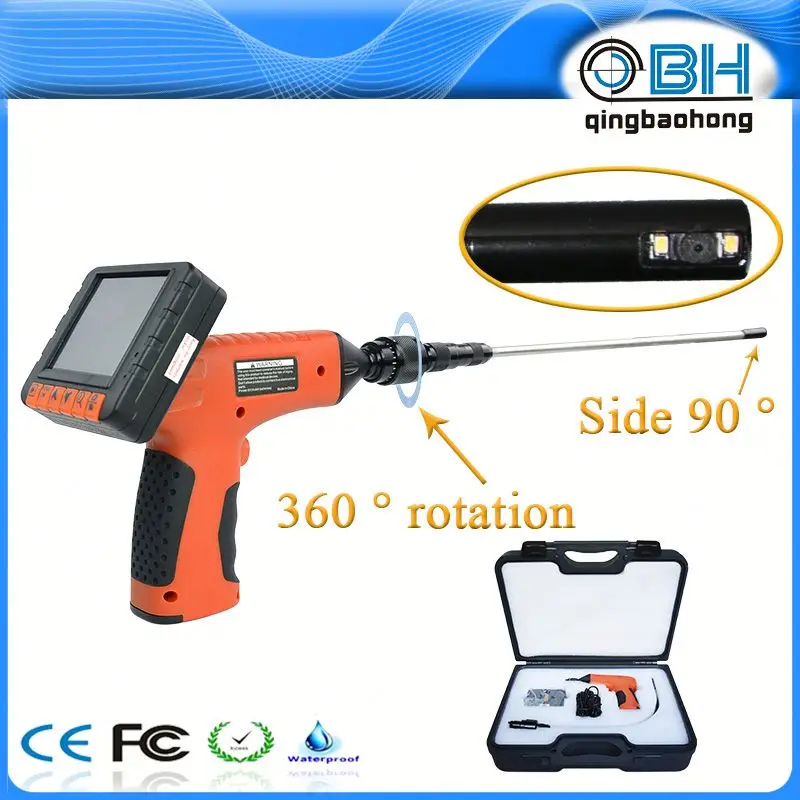 360 Rotation 90 Degree Borescope Endoscope Inspection Camera Buy 360 Rotation Borescope,90