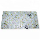 Customized cheap price white pp woven promotional foldable printing camping beach mat