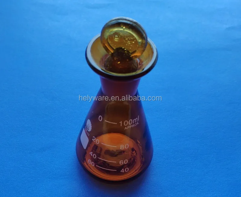 50500ml lab use brown Iodine determination flask amber iodine flask