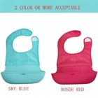 Foldable Waterproof Silicone Girl bandana Bibs Baby Organic Teething Kid Bib