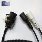 High quality 15 pin 7 pin spiral cable european trailer cable with moulded plug