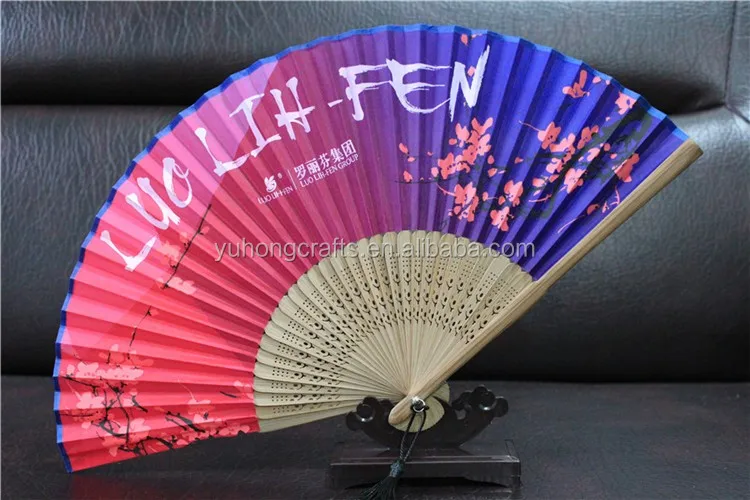 Customize Promotional Bamboo Summer Portable Hand Fan