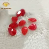 Wuzhou factory direct sell artificial red freezing point glass gemstone for jewellery wax setting