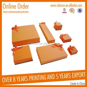 recycled color print paper gift box online shopping