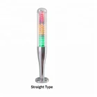 24V Steady/Flash Tri color Led alarm warning signal tower light Foldable/Stand