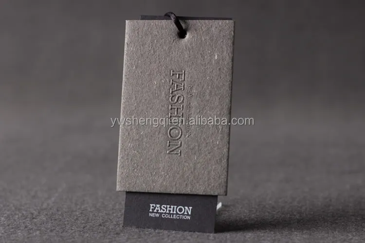 luxury embossed logo fancy texture paper clothing