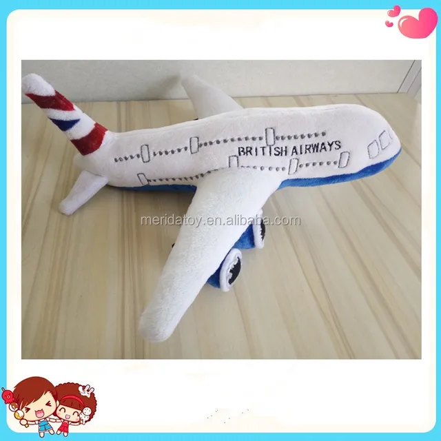 wholesale custom embroidery factory promotional gift plush plane