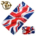 Sublimation printing american flag pattern polyester fabric bandana headwear