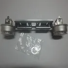 WB16K10026 gas range double burner assembly