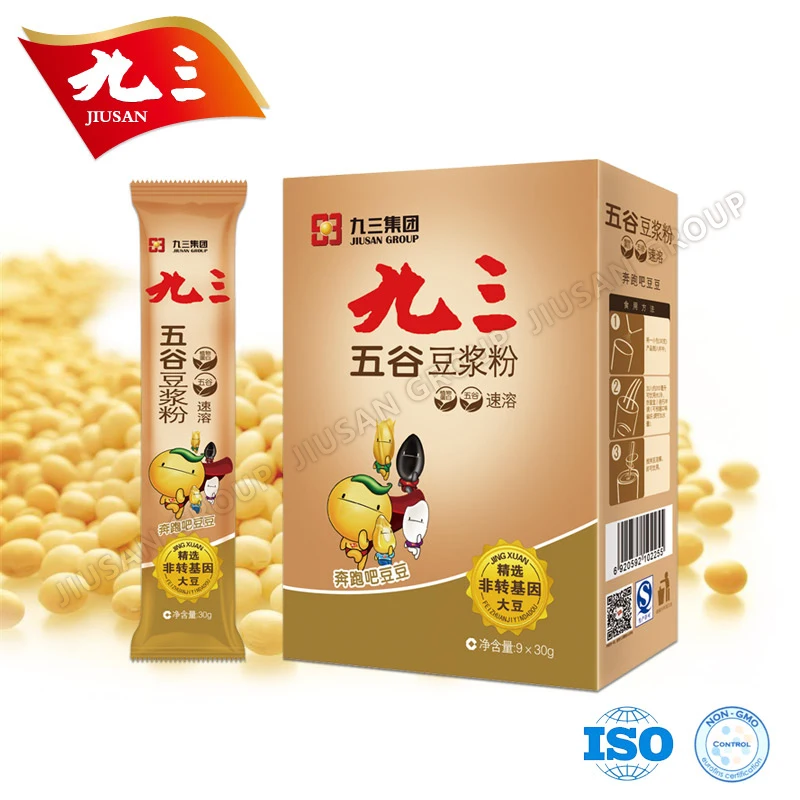 Soy Milk Powder From Soy Beans Instant Spray Dried Nongmo Five Cereals