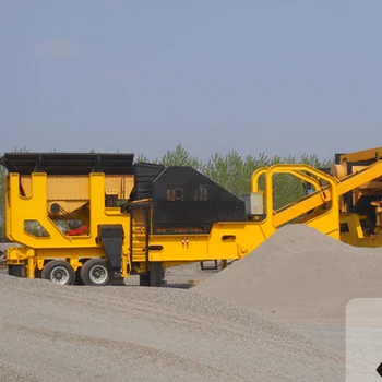 construction waste crushing and screening portable plant