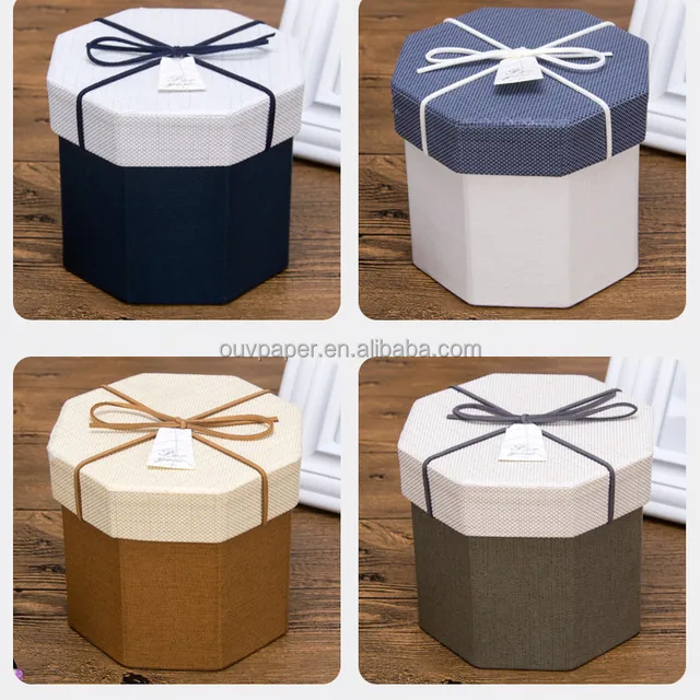 good quality octagonal gift box packaging box