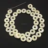 SP4139 Wholesale white shell circle donut beads