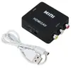 hdmi to RCA AV Component Converter 1080P Adapter Cable Box for L/R Video HD Support NTSC PAL