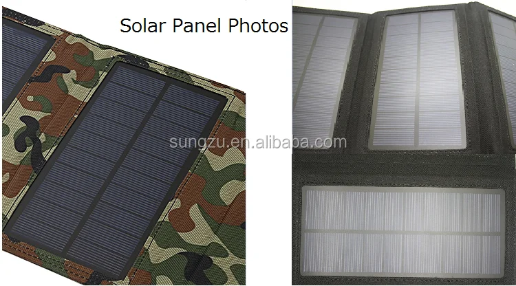 100% Full Charging by Sunlight Portable Foldable Solar Charger, solar panel phone charger Mono solar panel