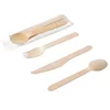 Home & Garden Bamboo Cutlery Set Bamboo Spoons /Forks /Knife / Plates