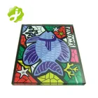 Custom size logo printing acrylic souvenir fridge magnet
