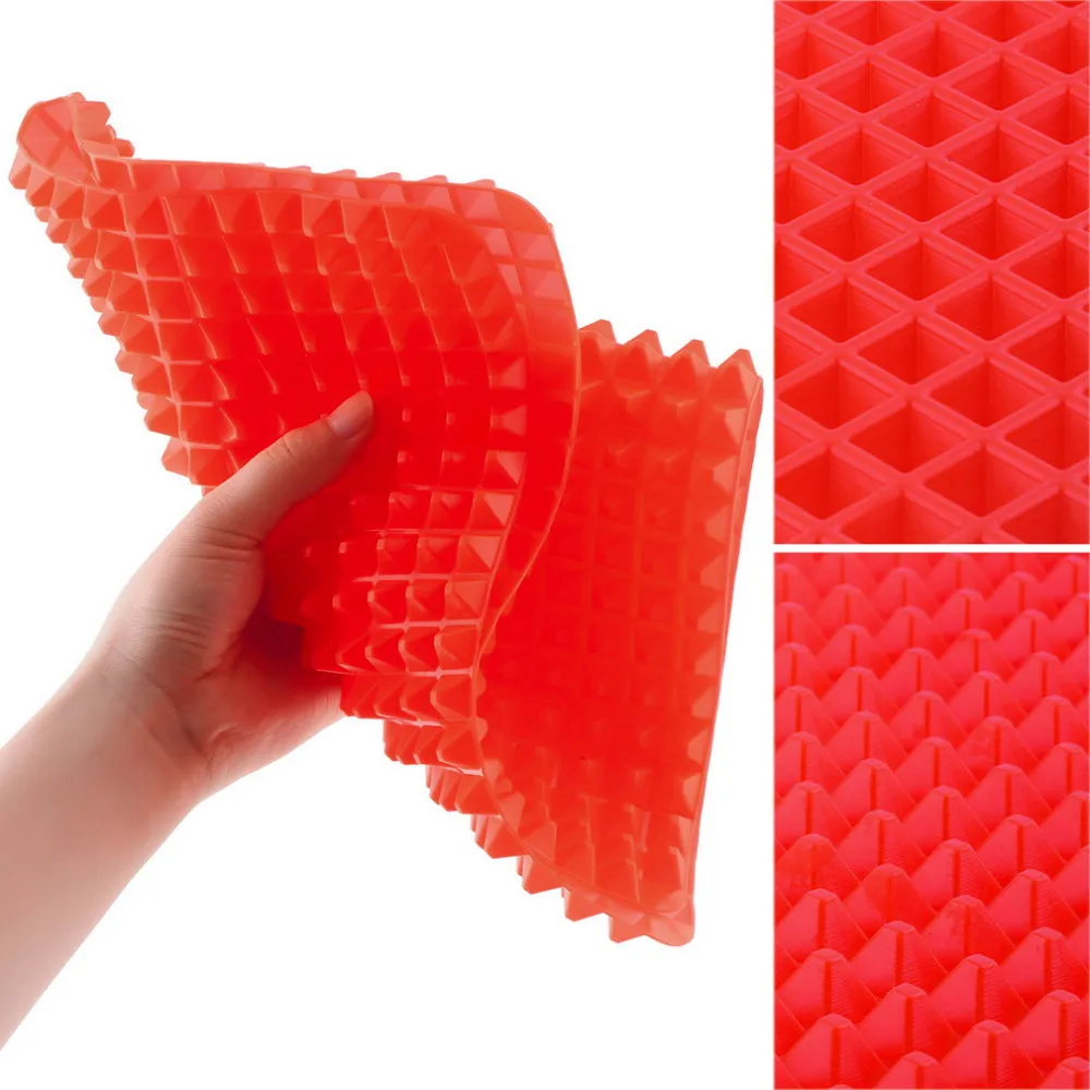Silicone Cooking Mat Kitchen Red Pan Nonstick Silicone Baking Mat Mould Cooking Mat Oven Baking Tray Kitchen tools