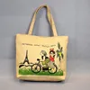 Promotional custom cheap blank utility waxed cotton canvas tote bag wholesale
