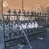 Antique garden ornamental iron gates and fence NTIG-209A