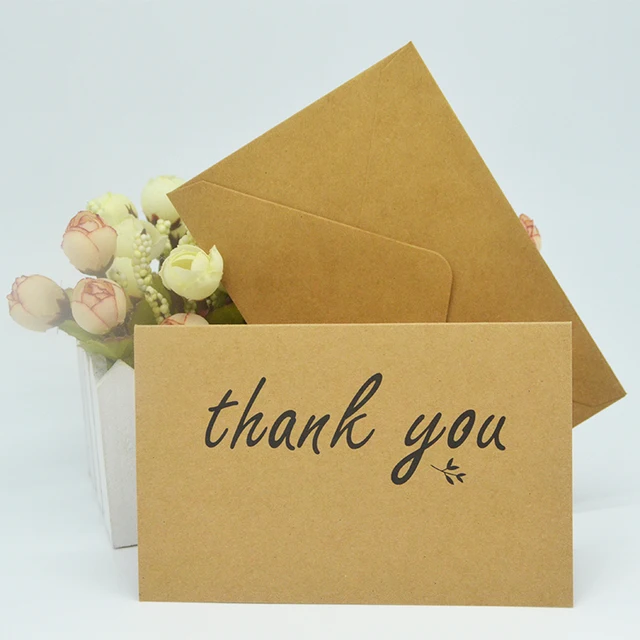 quality colorful thank you card envelope kraft paper wholesale