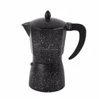 9 cups Stovetop Espresso Maker Moka Pot With Extra Large Handle Custom Italy Aluminum Moka Coffee Pots