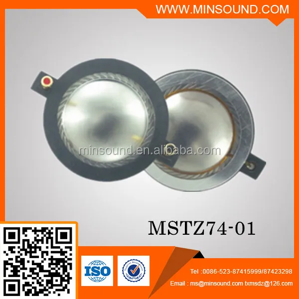 MSTZ74-01 Titanium Diaphragm Voice Coil With Binding Posts - ANKUX.COM
