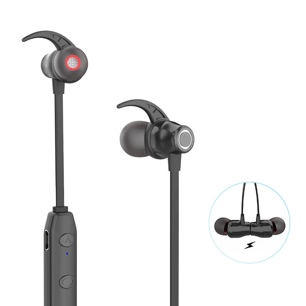 X5 Metal Magnetic Outdoor Sports Bluetooth Wireless Earphone Stereo Magnet Bluetooth earbud headset headphone - ANKUX Tech Co., Ltd