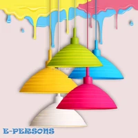 Silicone Chandelier Lamps Foldable Colorful Pendant