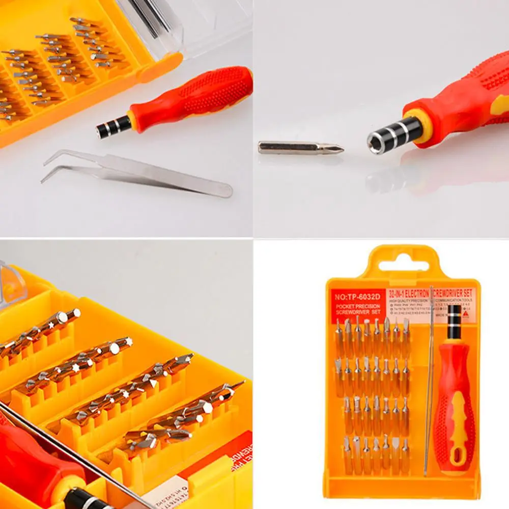 New Hot Selling Precision 32 in 1 Hardware Screw Driver Tool Sets Portable Screwdriver Kit Cheap And Hot